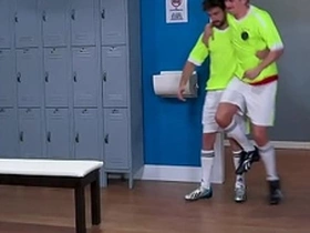 Hothouse uncut big dick jock boy rough fucking after practice