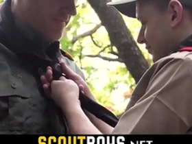 Cute 18yo twink tiny ass fucked hardcore holding tree-scoutboys.net