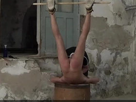 Restrained twink jakwy combe spanked by sebastian kane