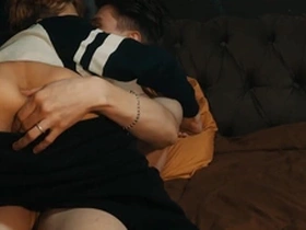 Roommates decided to diversify their evening with hot anal sex