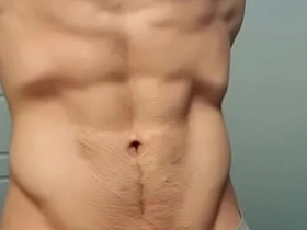 Jakipz showing off his huge cock in tight white underwear
