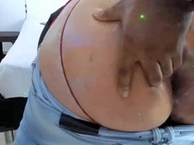 Eating my ass with my jeans