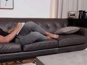 Stepson takes care of stepdad's boner - taboo gay sex